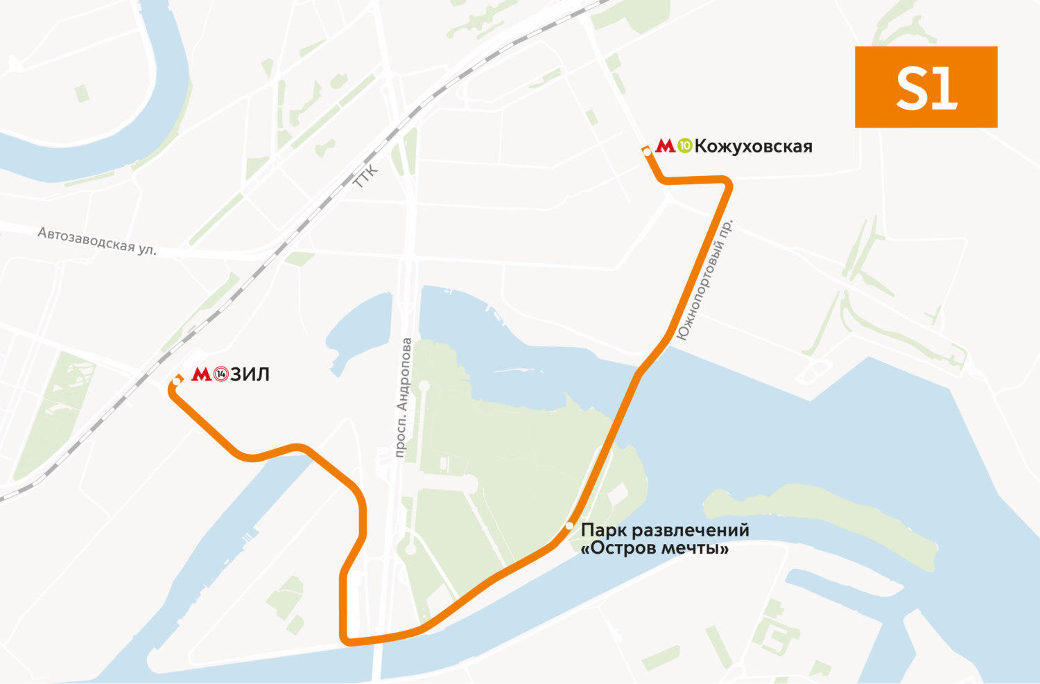 "Мосгортранс" организует бесплатный маршрут до "Острова мечты"