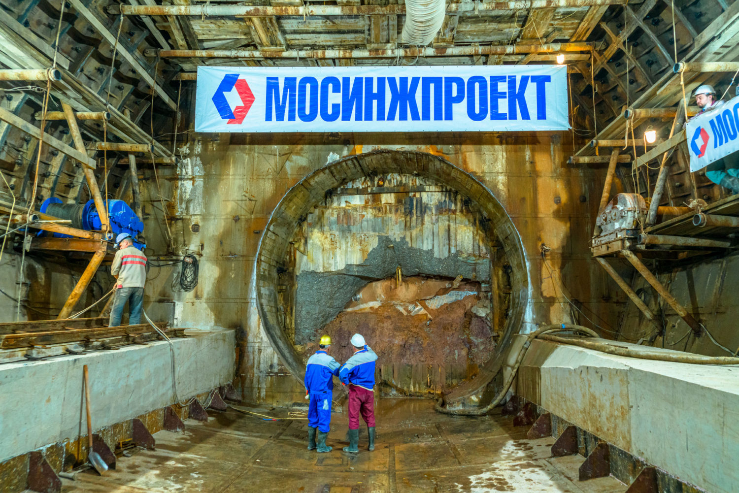 В Москве завершена проходка тоннеля метро за станцией "Деловой центр"
