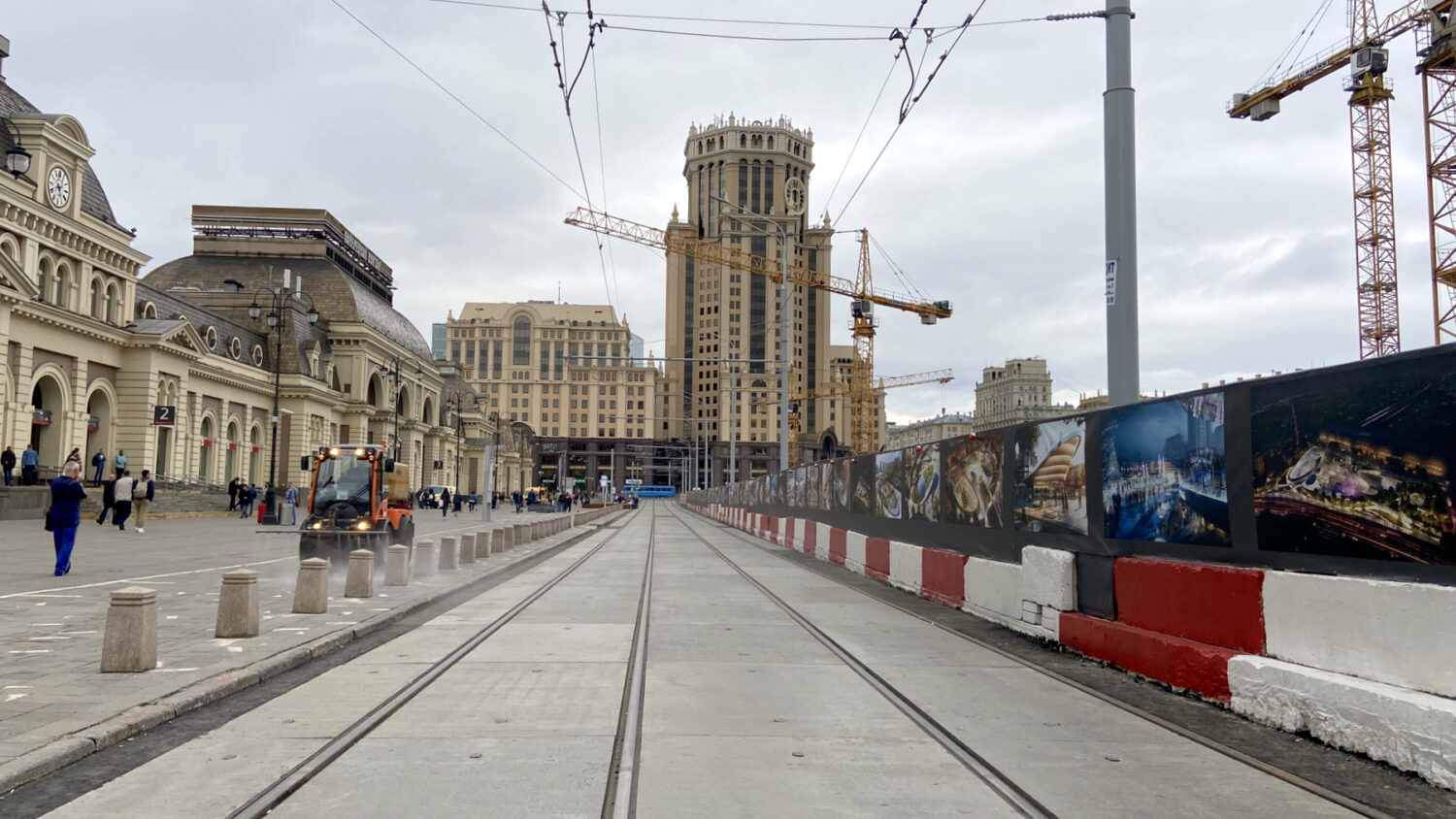 Трамвайное движение у Павелецкого вокзала восстановят в воскресенье
