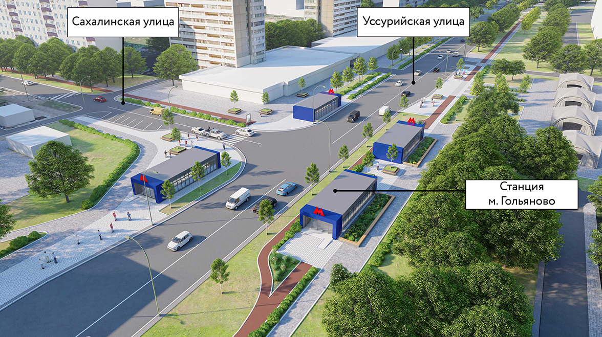 Власти Москвы определили месторасположение станции метро "Гольяново"