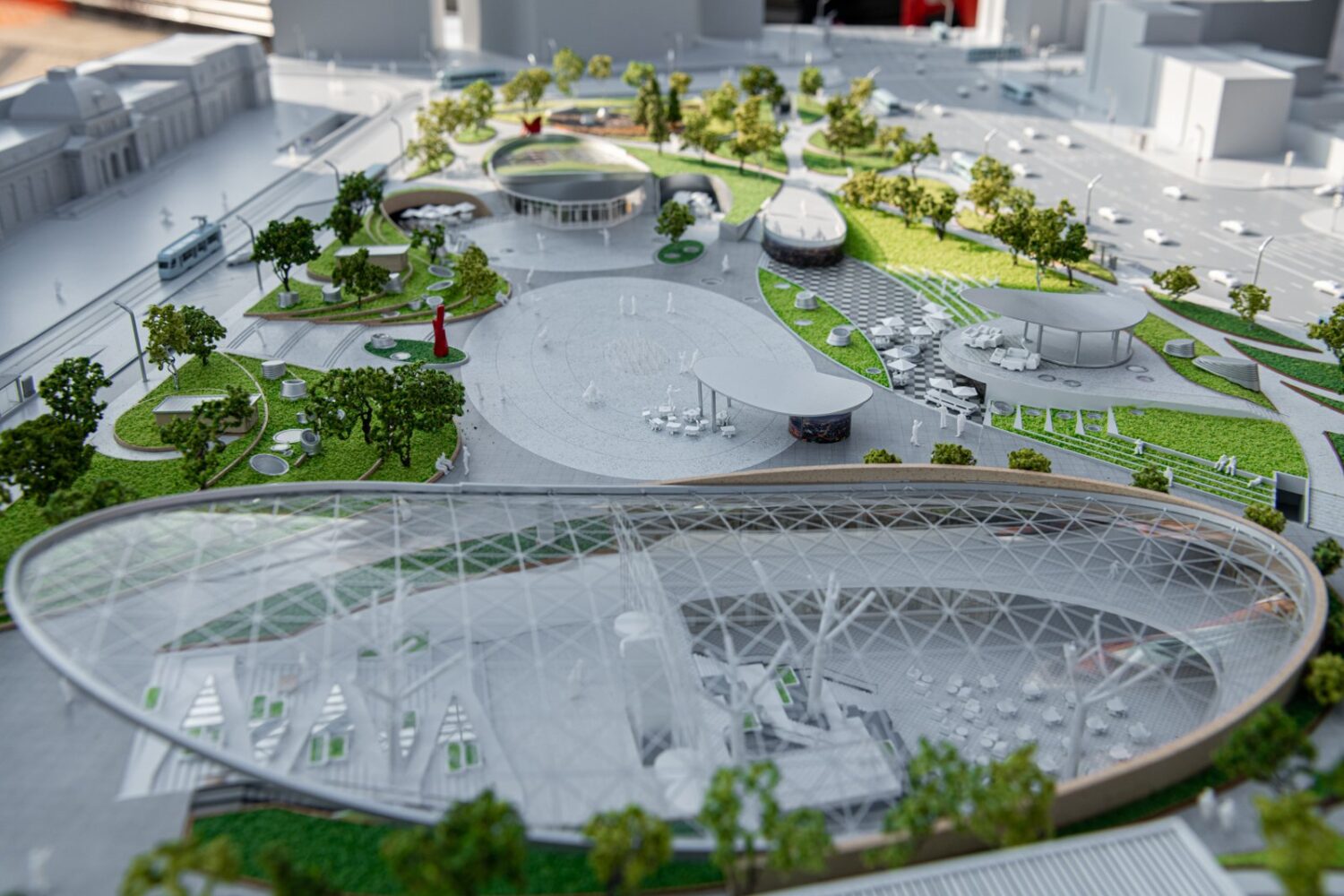 Собянин рассчитывает завершить благоустройство Павелецкой площади в 2021 году