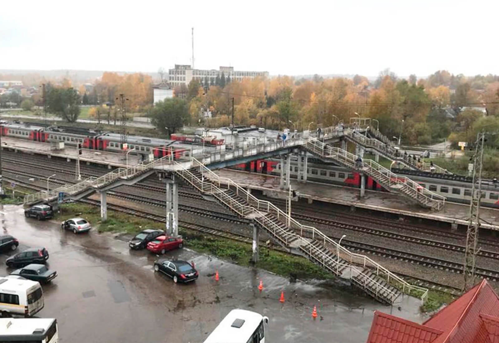 Станция Железнодорожная реконструкция. Станция Богатырская. Железнодорожный Московская область обои.