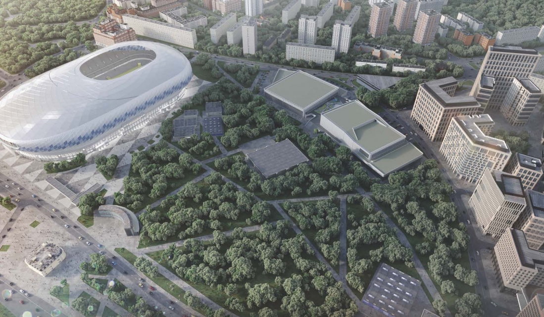 Тренировочный комплекс построят рядом со стадионом "ВТБ Арена"