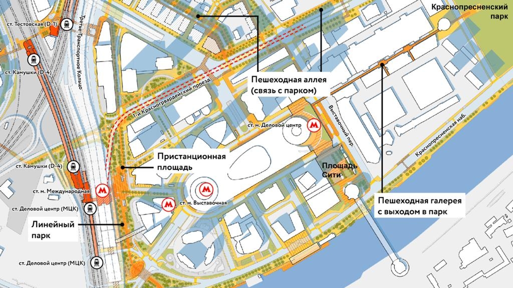 Эстакаду с дополнительным съездом с ТТК могут построить у "Москва-Сити"