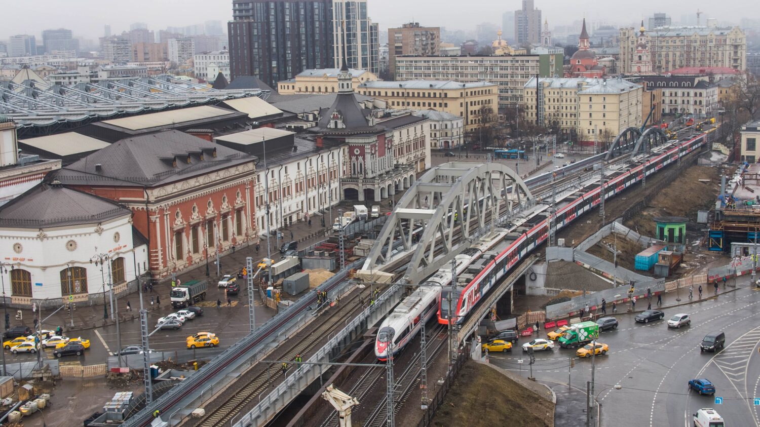 Реконструкция участка "Каланчевская" - Курский вокзал выполнена на 45%