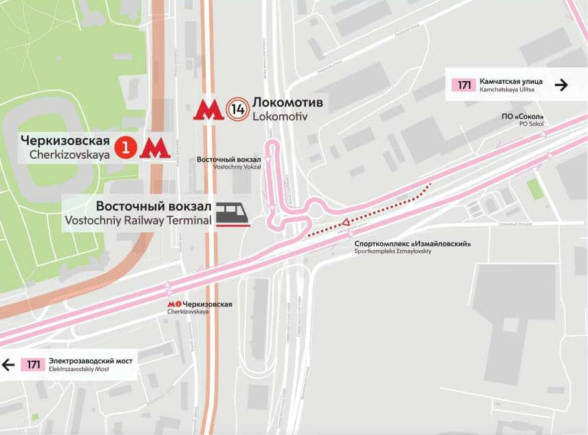 Вк восточный вокзал москва метро какая станция
