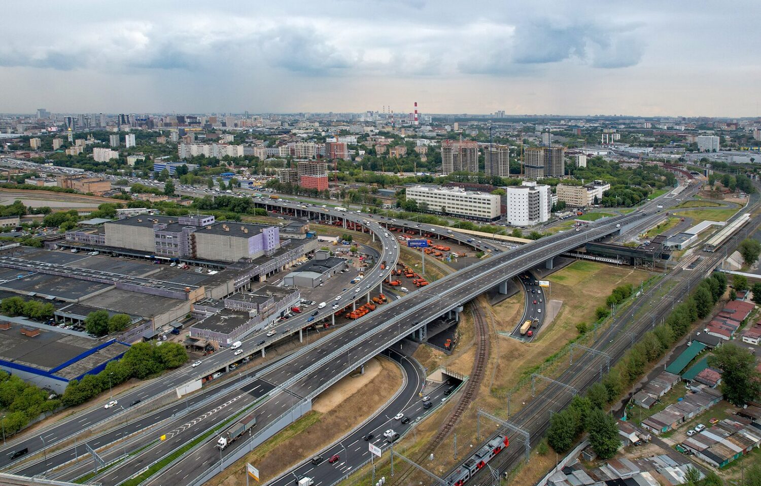 Путепровод на участке ЮВХ от Рязанского проспекта до ТТК открыт для движения