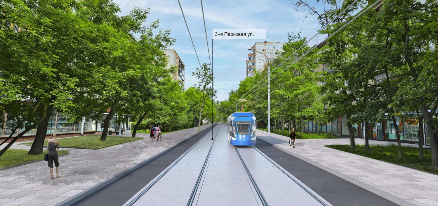 Трамвайную линию протяженностью почти 6 км планируется построить на востоке Москвы