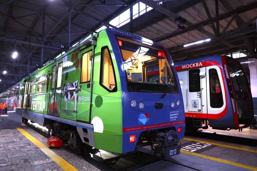 Посвященный Дальнему Востоку поезд запустили в метро