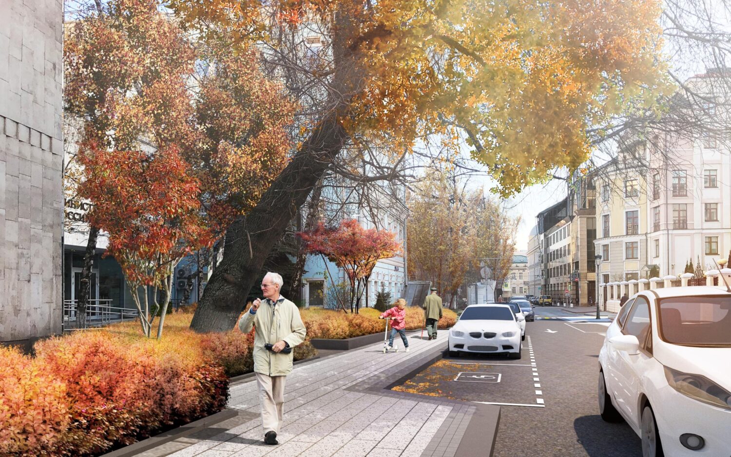 Благоустройство переулков рядом с Тверской улицей завершится в 2022 году