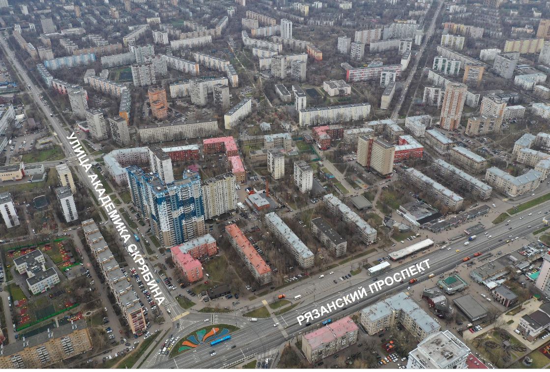 Жилой квартал построят возле станции метро "Рязанский проспект" вместо пятиэтажек