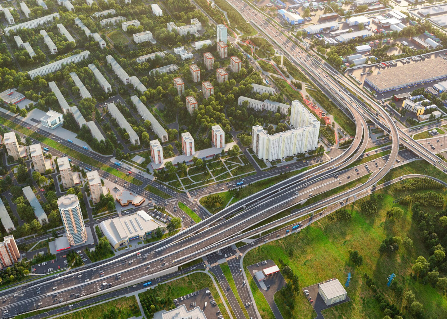 Более 90 км дорог планируется построить в Москве в 2022 году
