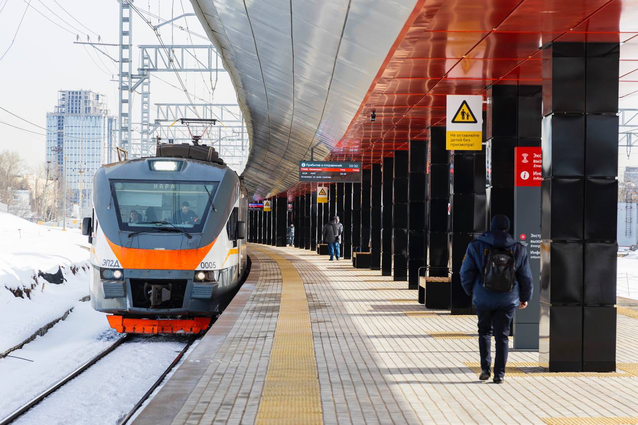 Станция "Минская" открылась в Москве на Киевском направлении МЖД