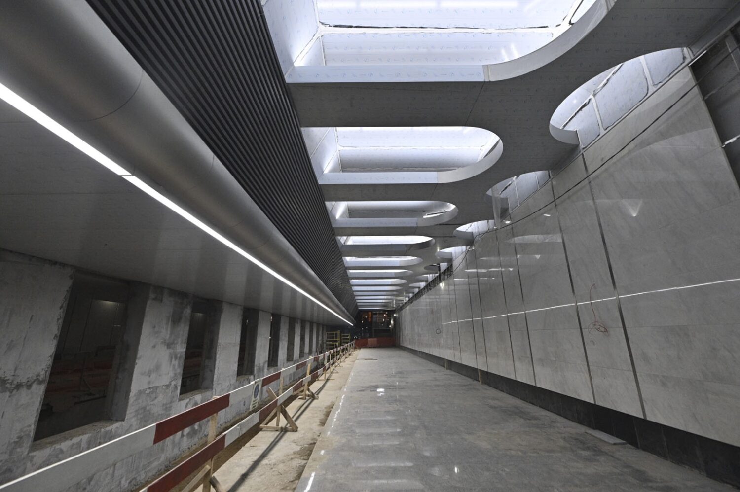 Строительная готовность восточного участка БКЛ метро составляет 77%