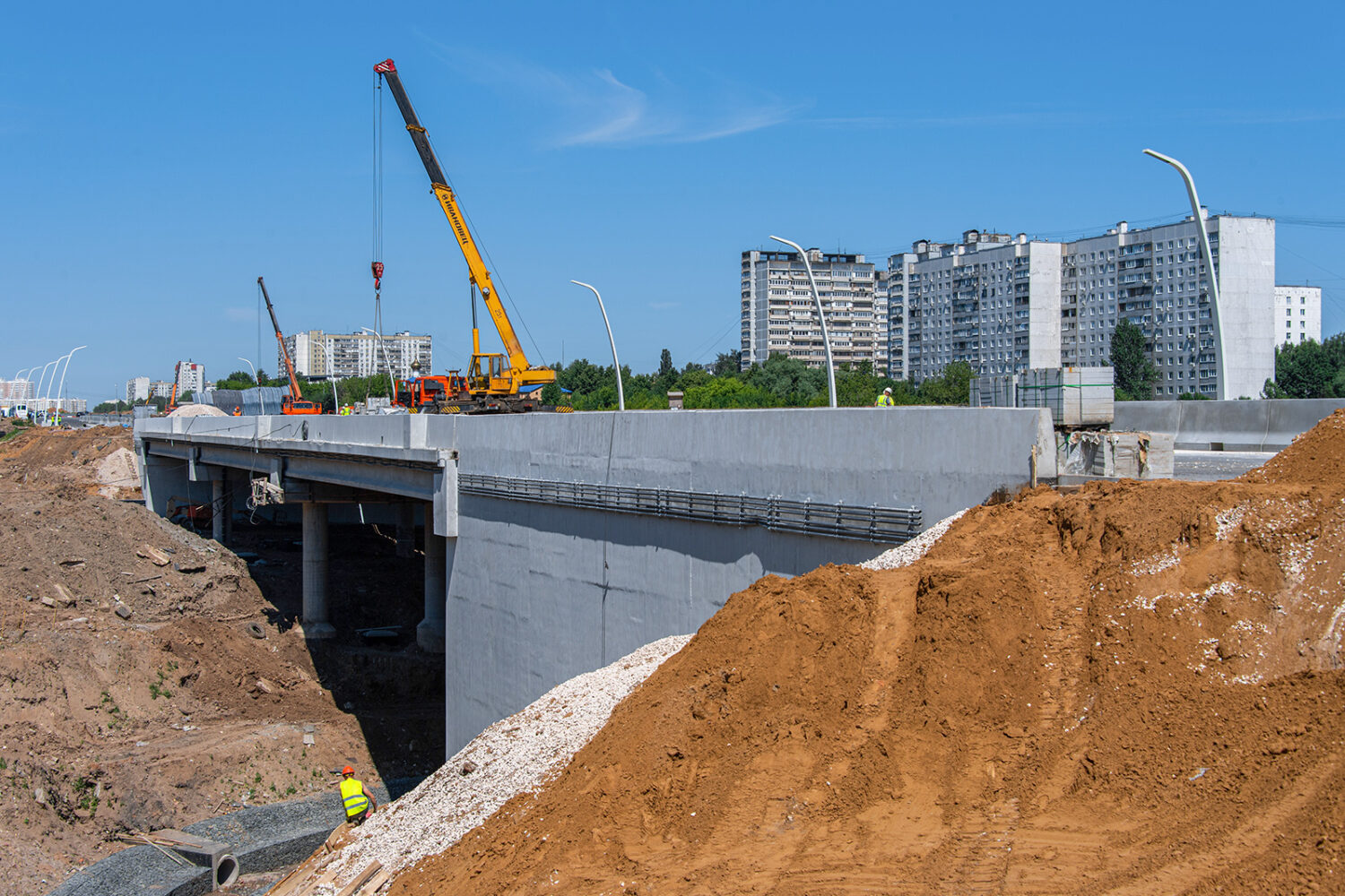 Участок МСД от улицы Маршала Шестопалова до Павелецкого направления построили почти на 50%
