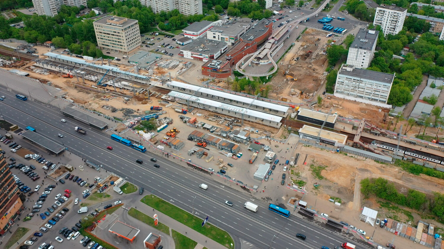 Станцию МЦД "Марьина Роща" планируется открыть до конца 2022 года