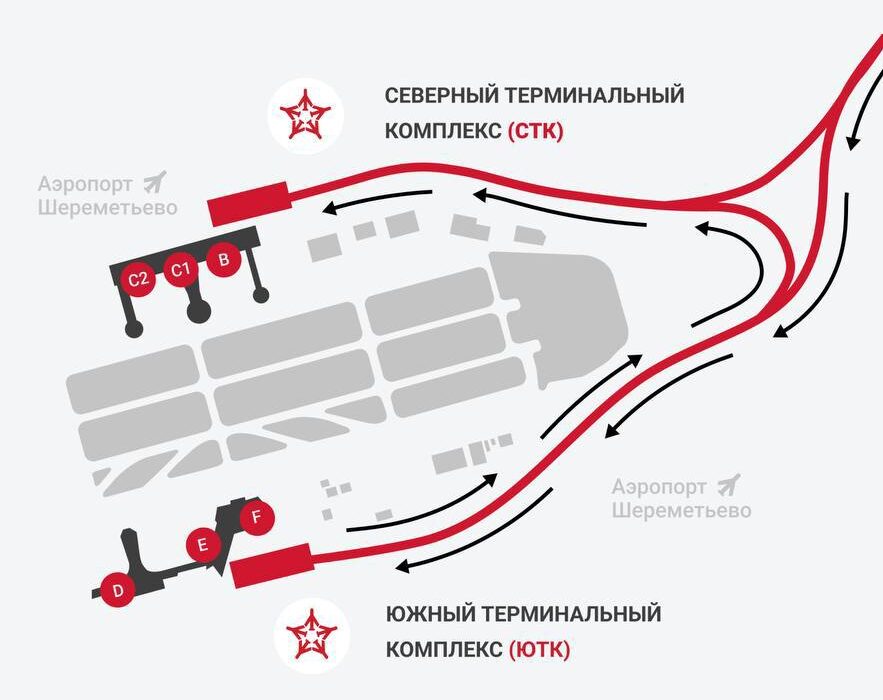 Аэроэкспрессы начали курсировать до терминалов B и C аэропорта "Шереметьево"