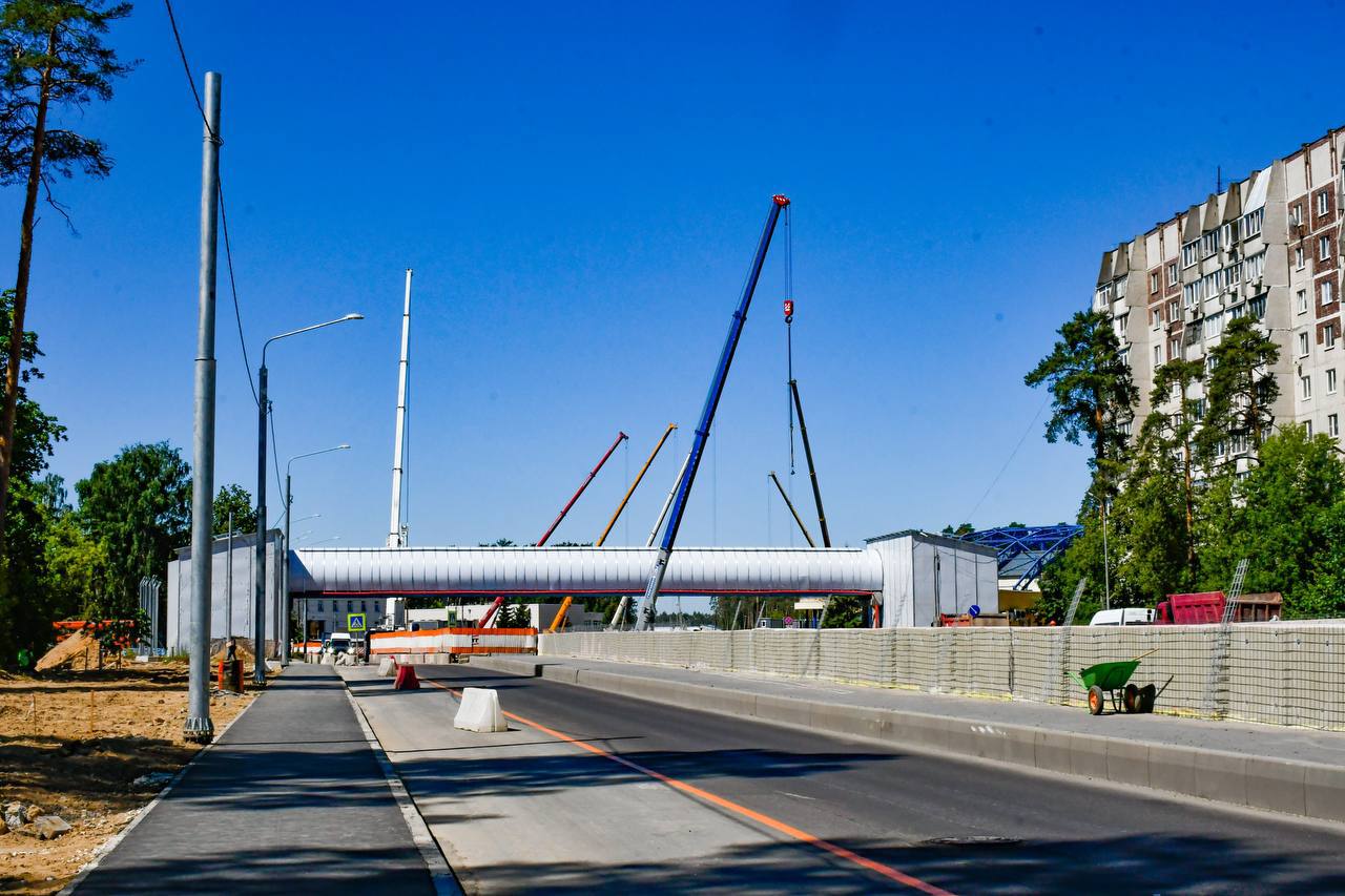 Реконструкция улицы Туполева в Жуковском завершена на 75%