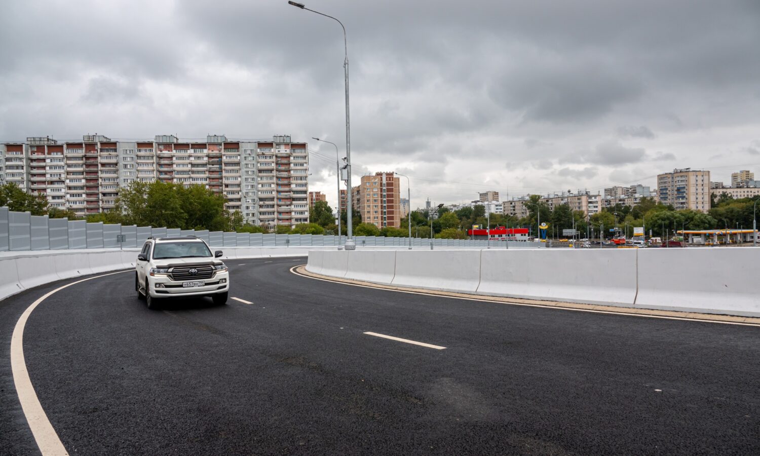 Обновленная развязка открылась на пересечении МКАД с Осташковским шоссе