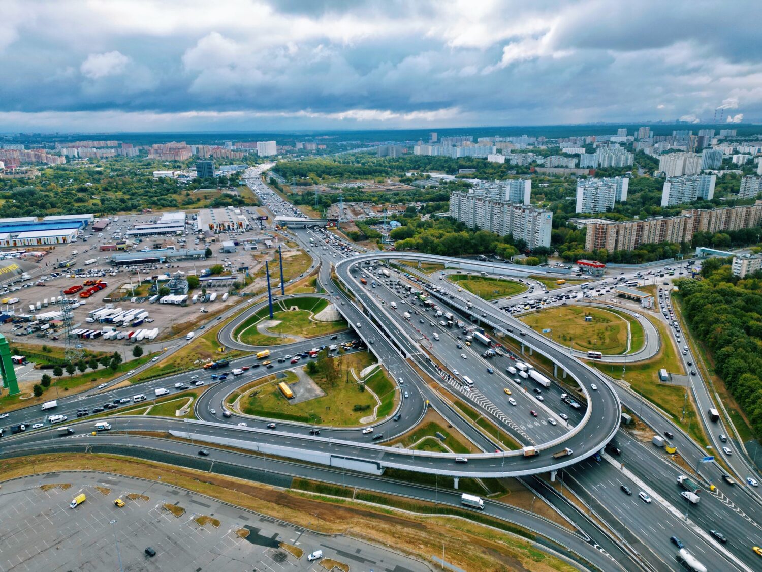 Обновленная развязка открылась на пересечении МКАД с Осташковским шоссе