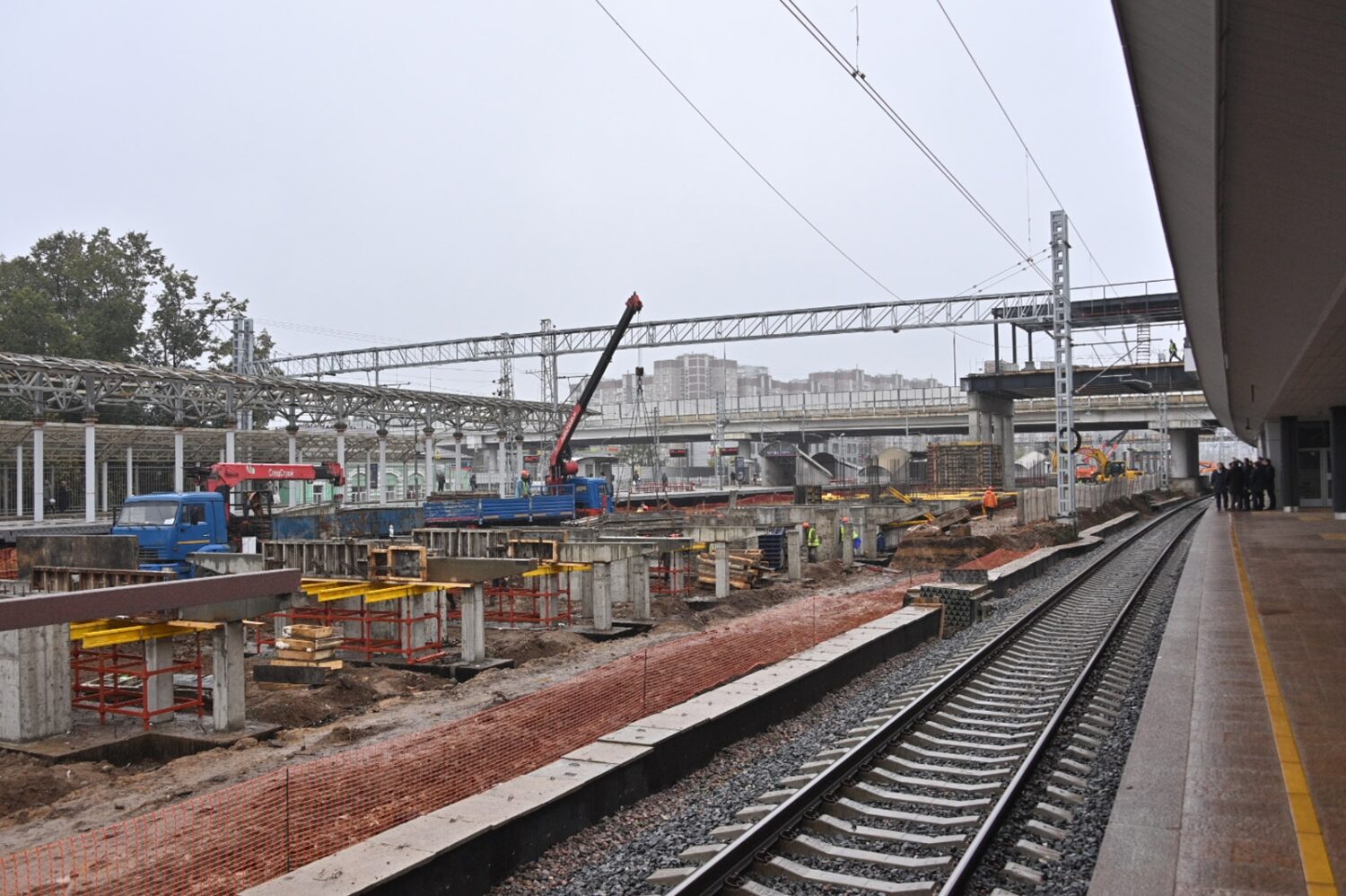 Реконструкцию станции "Крюково" планируется завершить в августе 2023 года