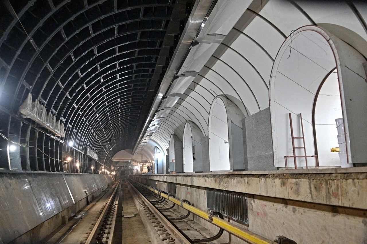 Отделочные работы завершаются на станции "Рижская" БКЛ метро