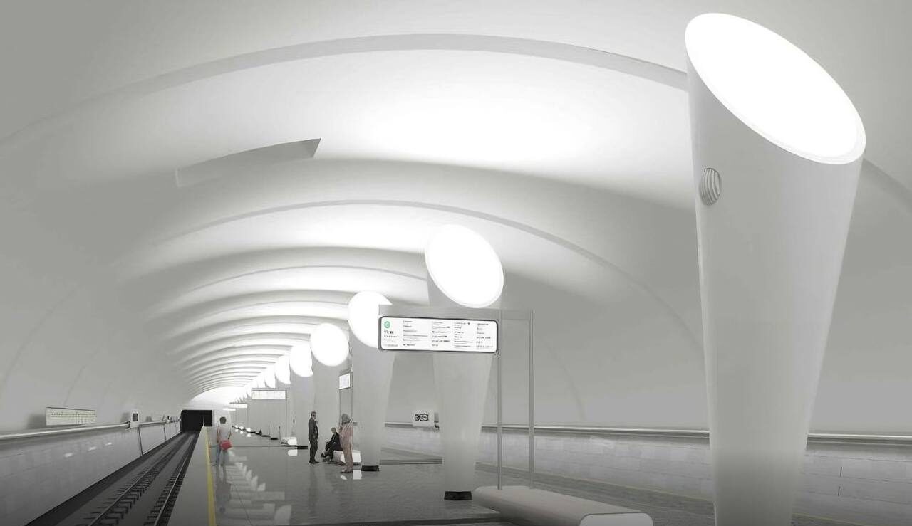 Утвержден дизайн будущей станции метро "Физтех"