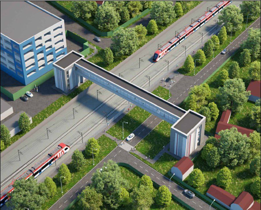 Пешеходный переход через ж/д пути откроют в Люберцах в августе