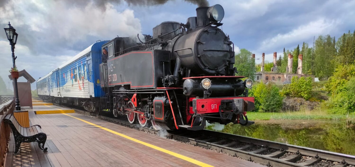 Новый туристический поезд запустят 3 июня в карельском городе Сортавала