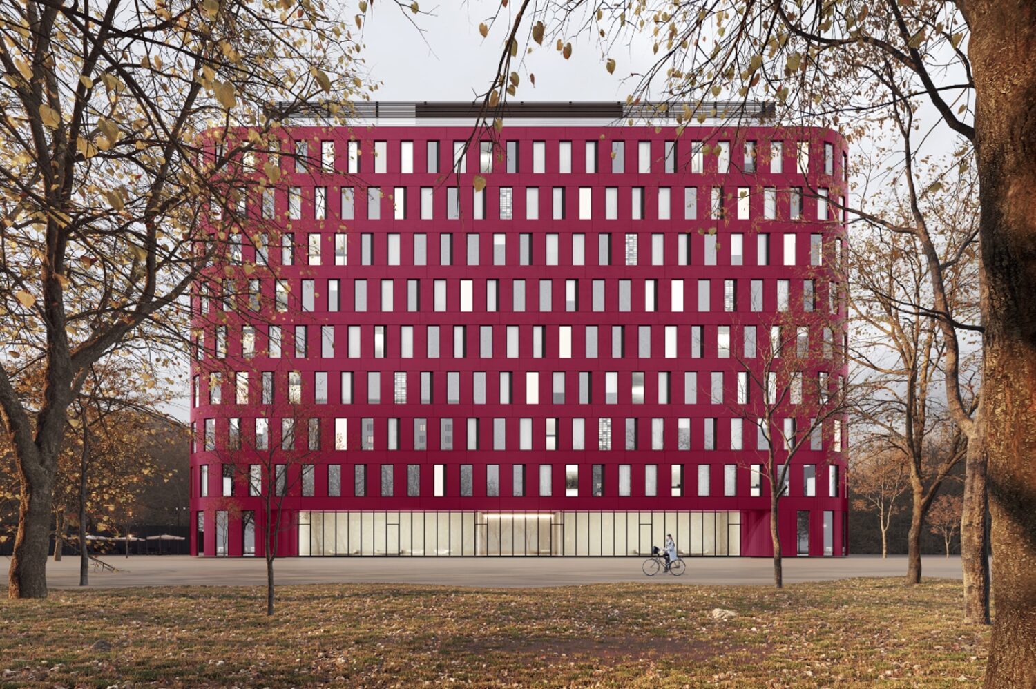Деловой центр в виде красной призмы построят в Рязанском районе