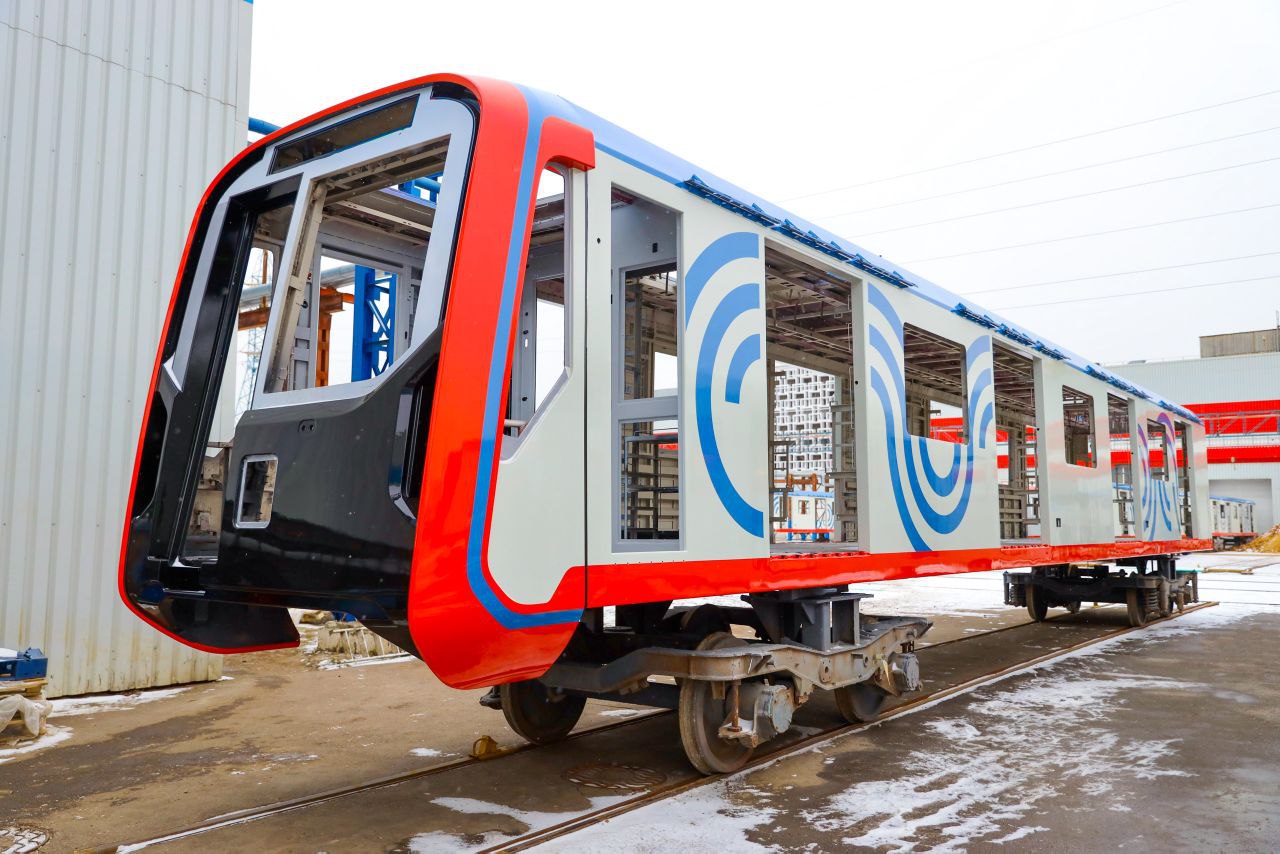 Сборка улучшенной модификации вагонов "Москва-2020" началась в Мытищах