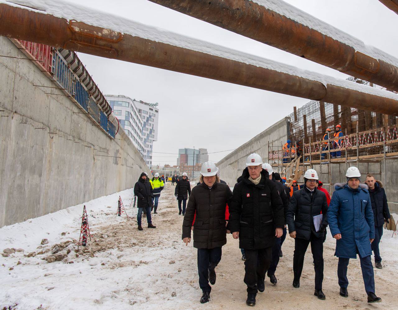 Тоннель под путями МЦД-4 между районами Бутырский и Марьина Роща откроют в 2024 году