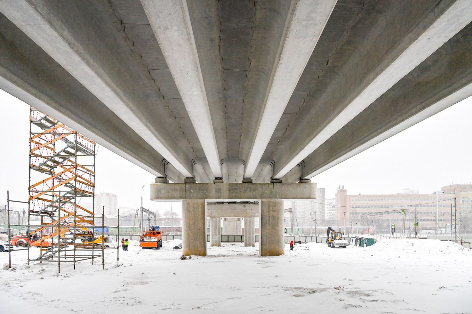 Путепровод вблизи станции "Бескудниково" закончат строить летом 2024 года