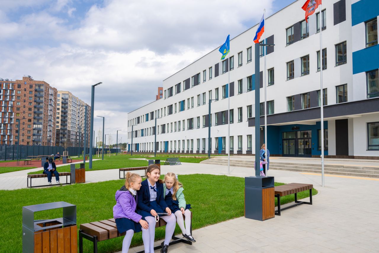 Корпус школы на 1200 мест откроют в поселении Рязановское 1 сентября
