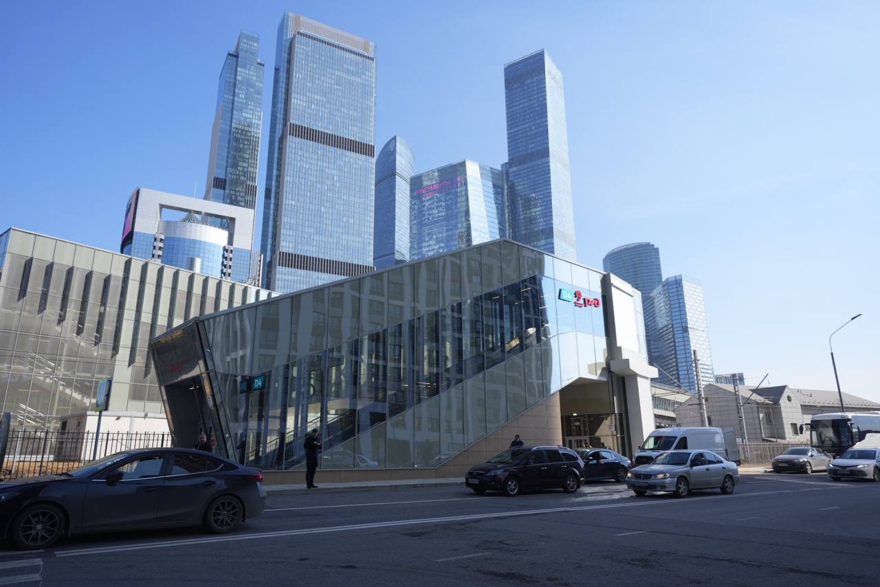 Северный вестибюль станции МЦД-4 "Москва-Сити" открыли в столице